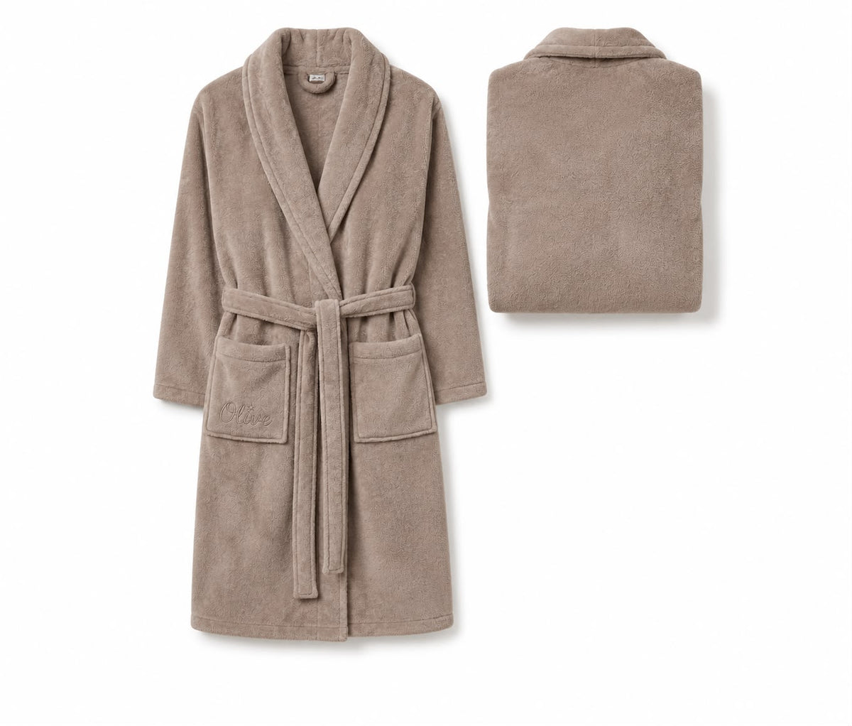 Badjas Unisex - Taupe